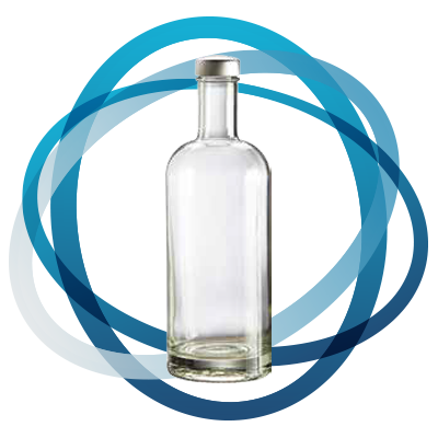 Personalizzazione bottiglie vetro Bluwater